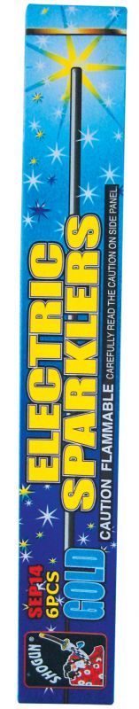 ELECTRIC GOLD SPARKLERS 14"